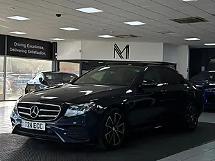 Used 2020 Mercedes-Benz E Class AMG Line Night Edition (premium Plus) Blue - Interior and Exterior details 8