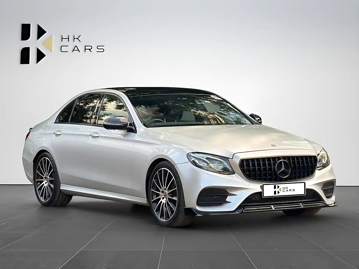 Used 2020 Mercedes-Benz E Class AMG Line Night Edition (premium) Silver - Front View