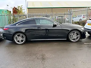Used 2020 Mercedes-Benz E Class AMG Line Obsidian Black - Interior and Exterior details 2