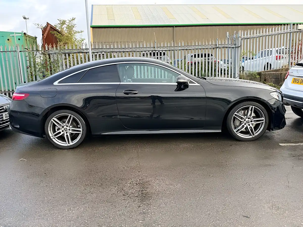 Used 2020 Mercedes-Benz E Class AMG Line Obsidian Black - Interior and Exterior details 2