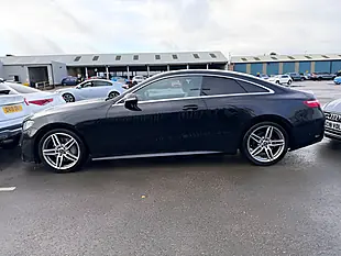Used 2020 Mercedes-Benz E Class AMG Line Obsidian Black - Interior and Exterior details 3