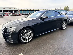 Used 2020 Mercedes-Benz E Class AMG Line Obsidian Black - Interior and Exterior details 4