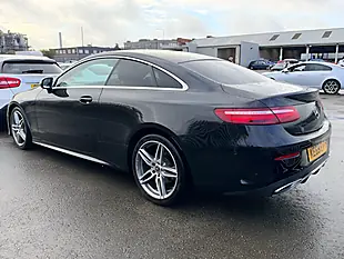 Used 2020 Mercedes-Benz E Class AMG Line Obsidian Black - Interior and Exterior details 5