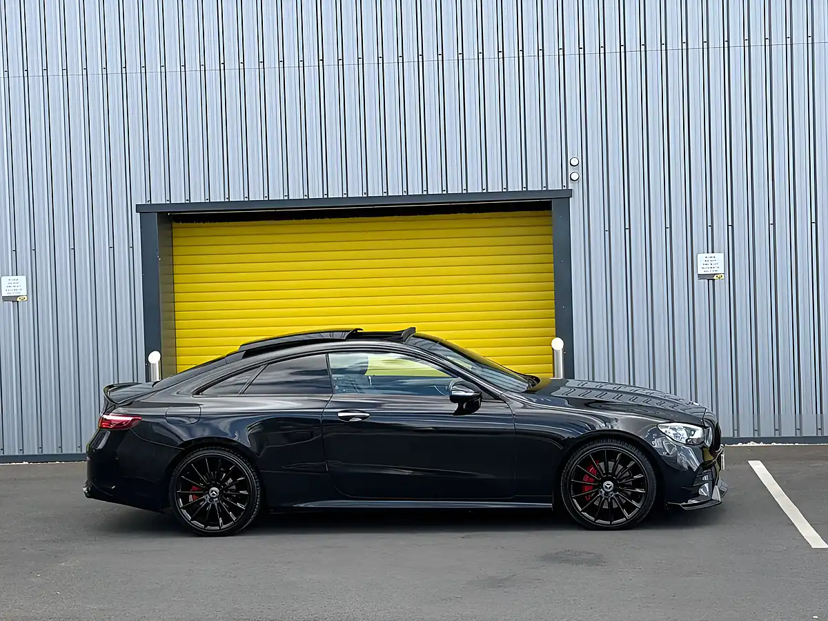 Used 2020 Mercedes-Benz E Class AMG Line Premium Plus Black - Interior and Exterior details 6