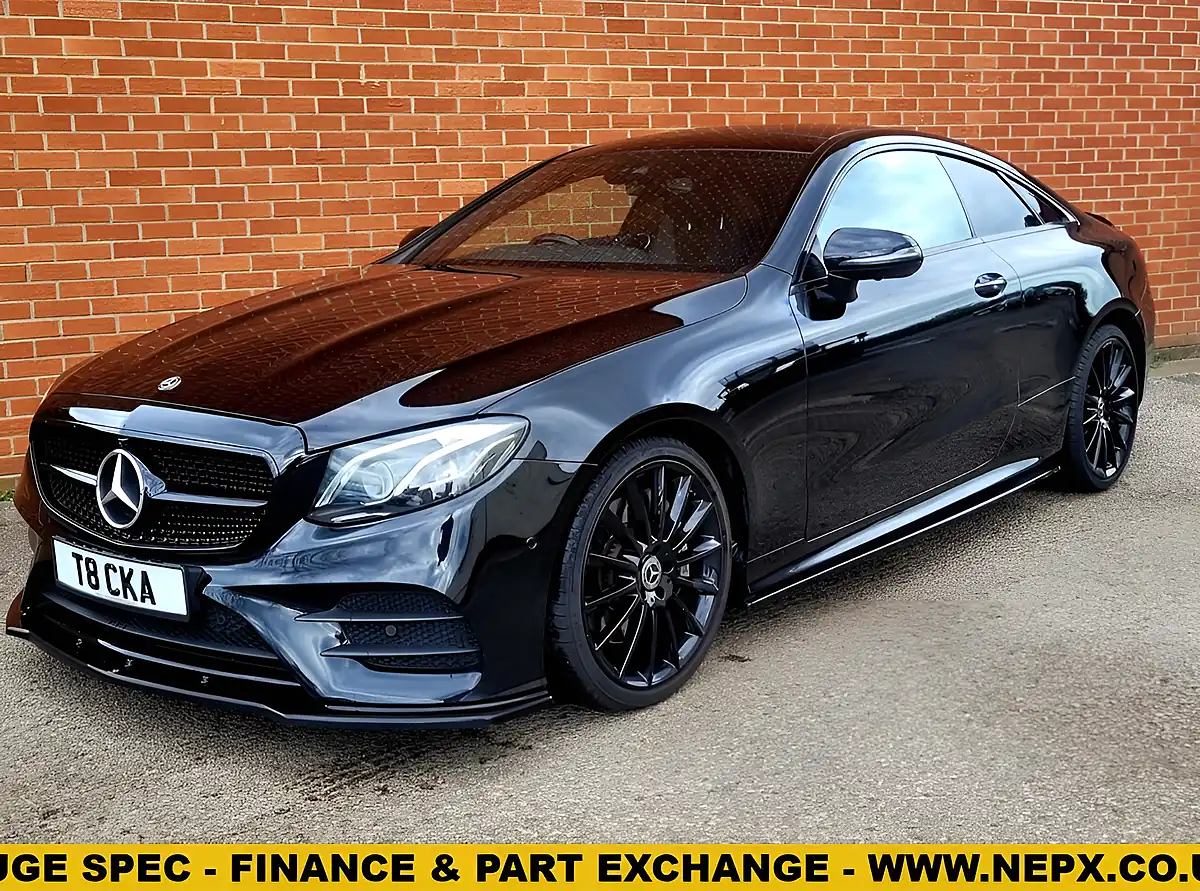 Used 2020 Mercedes-Benz E-Class AMG Line (premium Plus) Black - Front View