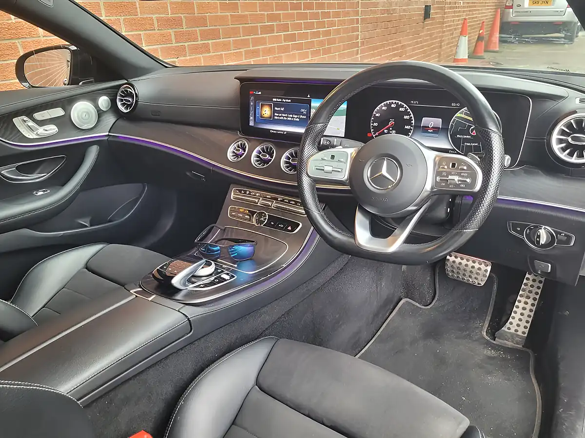 Used 2020 Mercedes-Benz E-Class AMG Line (premium Plus) Black - Interior and Exterior details 19