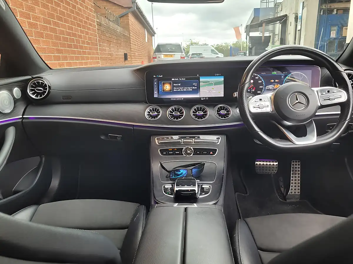 Used 2020 Mercedes-Benz E-Class AMG Line (premium Plus) Black - Interior and Exterior details 20