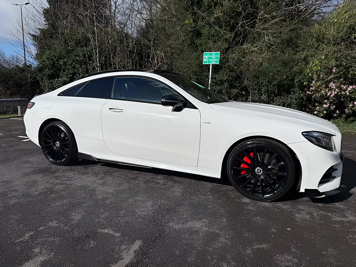 Used 2020 Mercedes-Benz E Class AMG Line (premium Plus) White - Interior and Exterior details 10