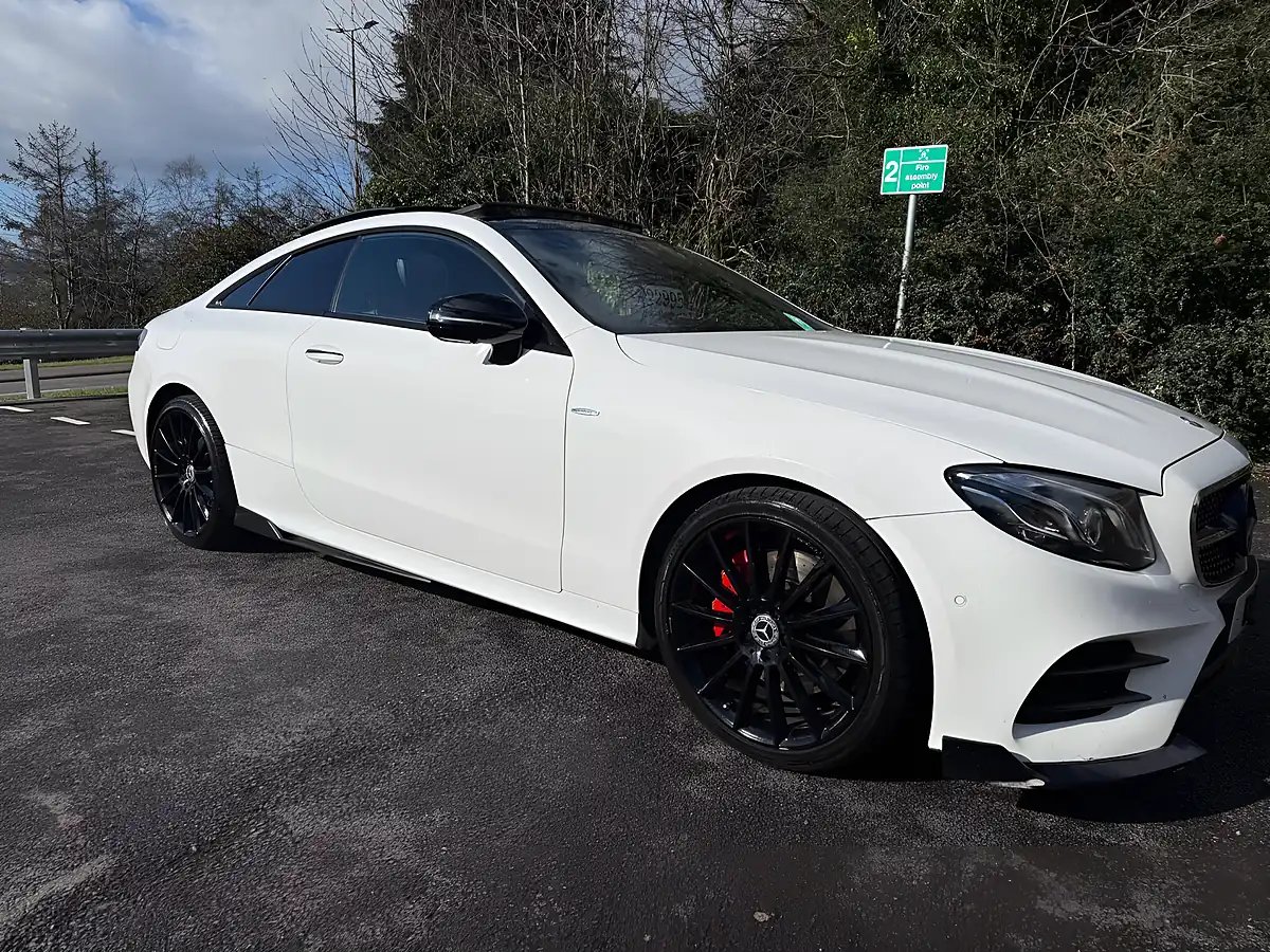 Used 2020 Mercedes-Benz E Class AMG Line (premium Plus) White - Interior and Exterior details 11
