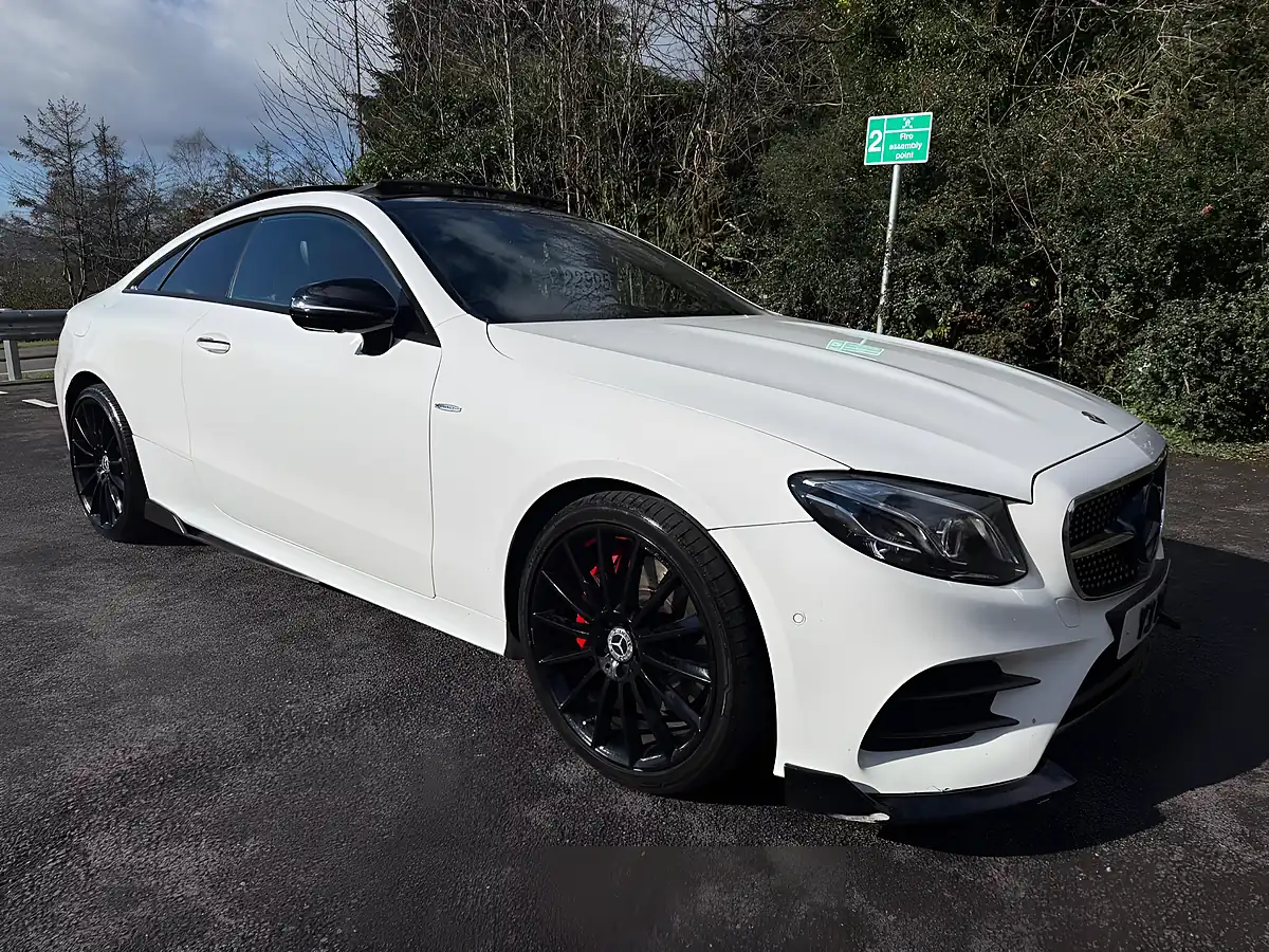 Used 2020 Mercedes-Benz E Class AMG Line (premium Plus) White - Interior and Exterior details 12