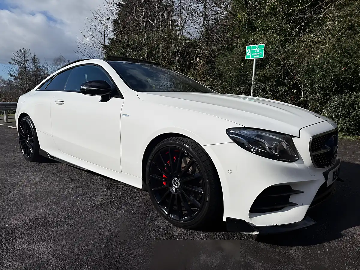 Used 2020 Mercedes-Benz E Class AMG Line (premium Plus) White - Interior and Exterior details 13