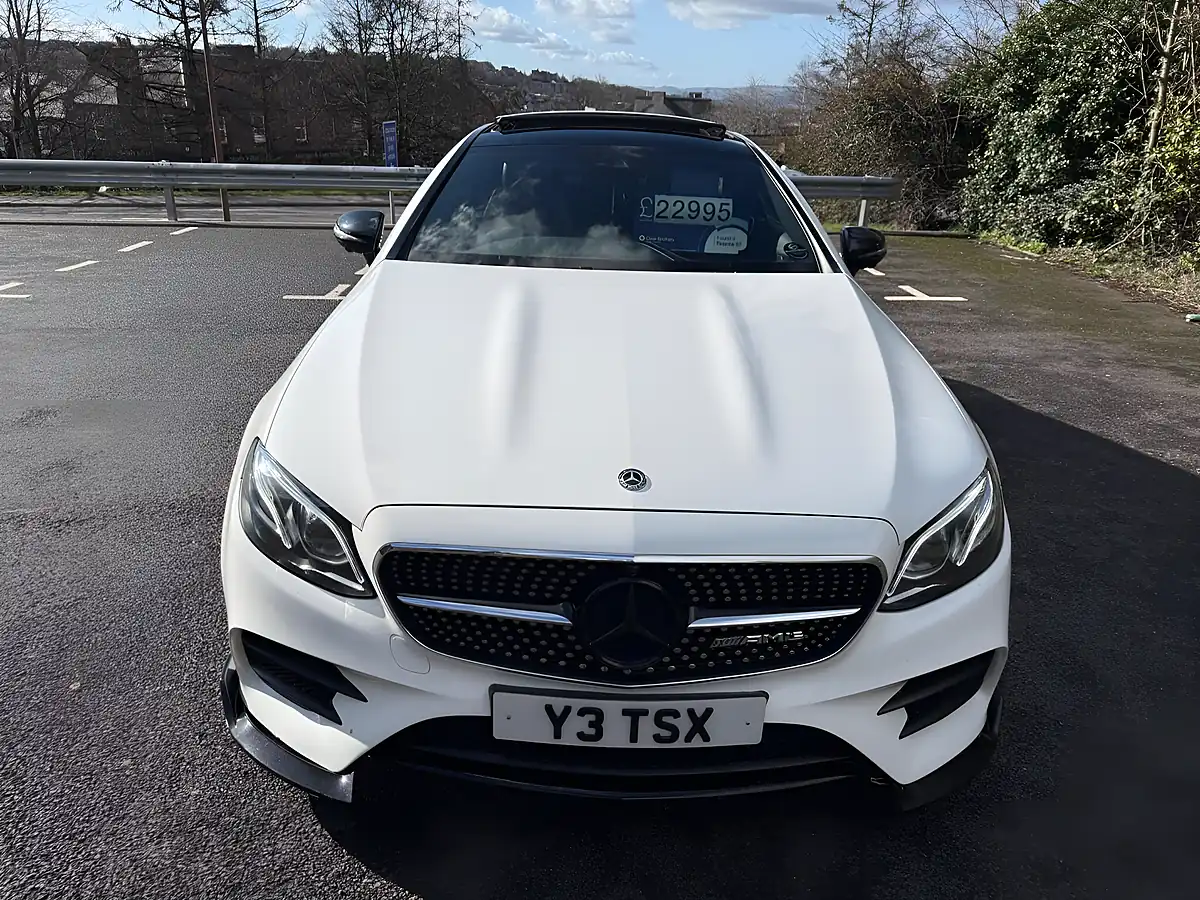 Used 2020 Mercedes-Benz E Class AMG Line (premium Plus) White - Interior and Exterior details 15