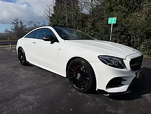 Used 2020 Mercedes-Benz E Class AMG Line (premium Plus) White - Interior and Exterior details 2