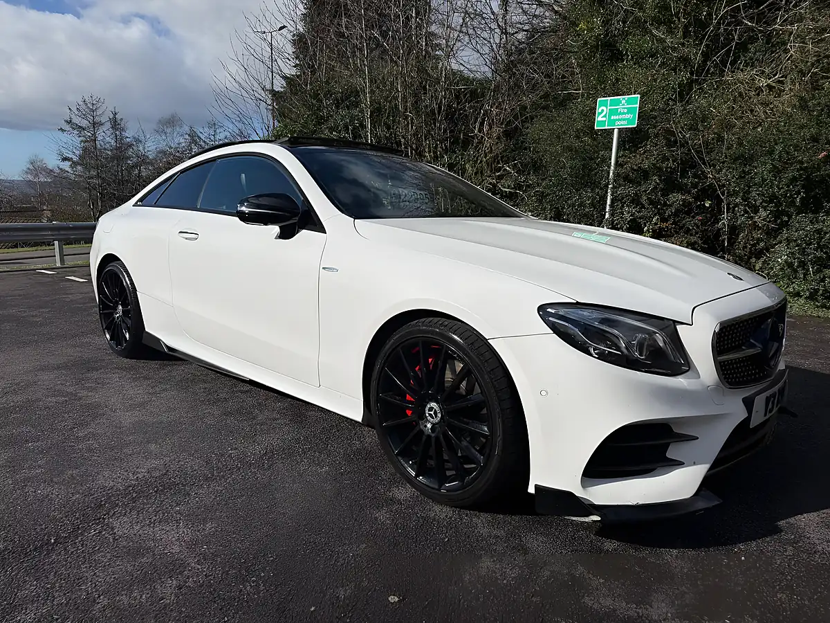 Used 2020 Mercedes-Benz E Class AMG Line (premium Plus) White - Interior and Exterior details 2