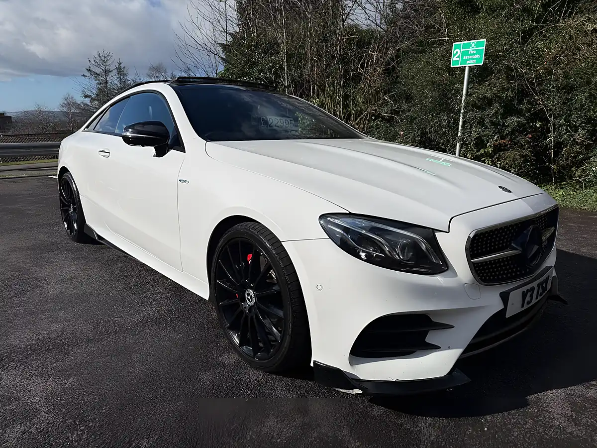 Used 2020 Mercedes-Benz E Class AMG Line (premium Plus) White - Interior and Exterior details 3