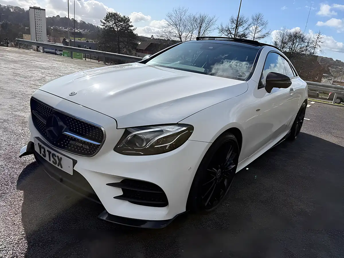 Used 2020 Mercedes-Benz E Class AMG Line (premium Plus) White - Interior and Exterior details 5