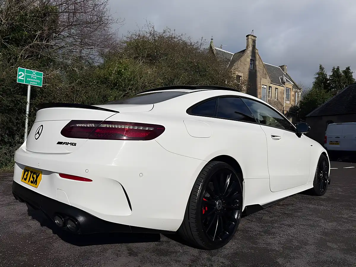 Used 2020 Mercedes-Benz E Class AMG Line (premium Plus) White - Interior and Exterior details 9