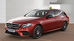 Used 2020 Mercedes-Benz E400 AMG Line Night Edition Premium Plus Hyacinth Red - Interior and Exterior details 10