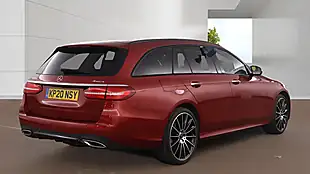 Used 2020 Mercedes-Benz E400 AMG Line Night Edition Premium Plus Hyacinth Red - Interior and Exterior details 11