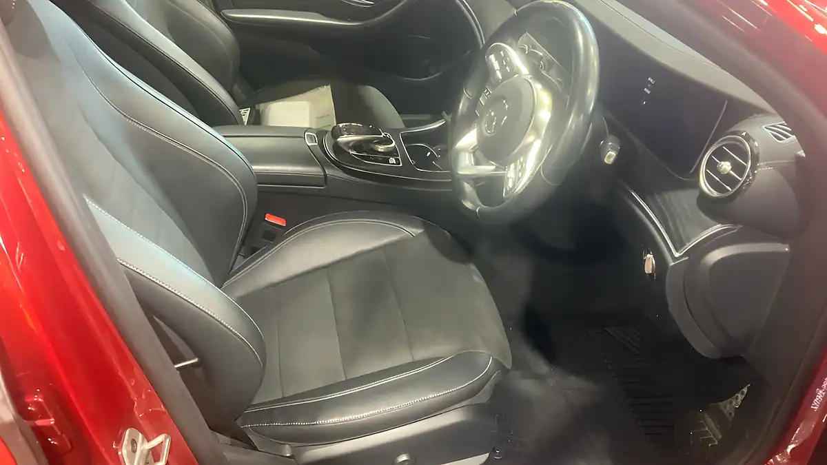 Used 2020 Mercedes-Benz E400 AMG Line Night Edition Premium Plus Hyacinth Red - Interior and Exterior details 18