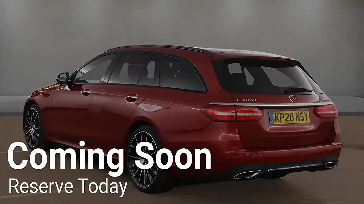 Used 2020 Mercedes-Benz E400 AMG Line Night Edition Premium Plus Hyacinth Red - Interior and Exterior details 4