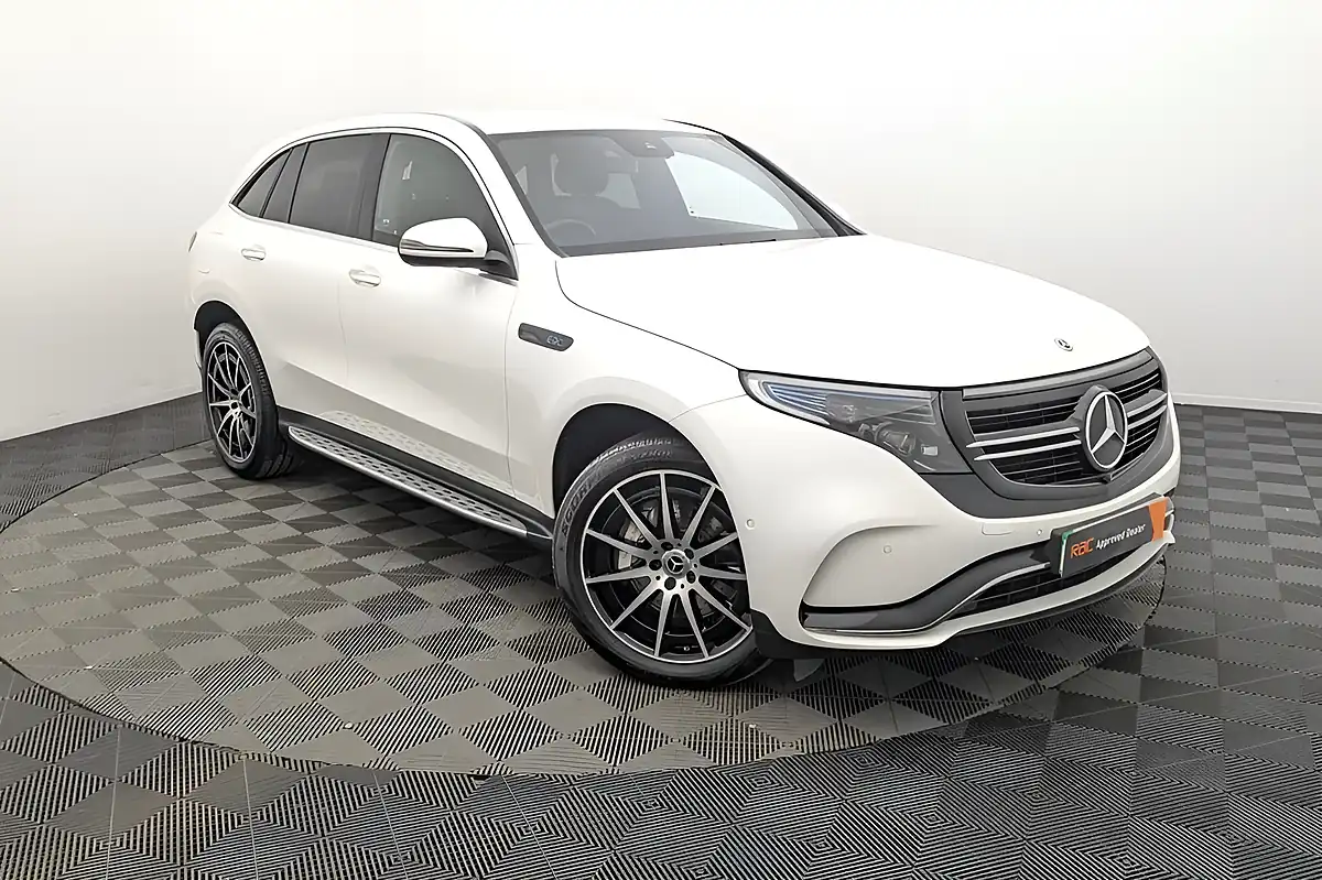 Used 2020 Mercedes-Benz Eqc AMG Line White - Front View