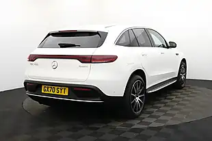 Used 2020 Mercedes-Benz Eqc AMG Line White - Interior and Exterior details 4