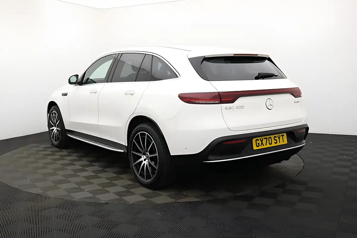 Used 2020 Mercedes-Benz Eqc AMG Line White - Interior and Exterior details 6