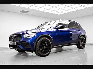 Used 2020 Mercedes-Benz Glc AMG Line Blue - Interior and Exterior details 2