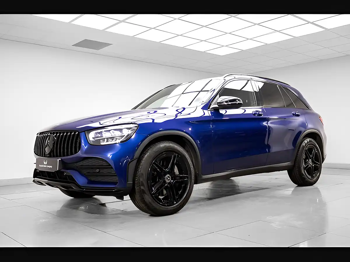 Used 2020 Mercedes-Benz Glc AMG Line Blue - Interior and Exterior details 2