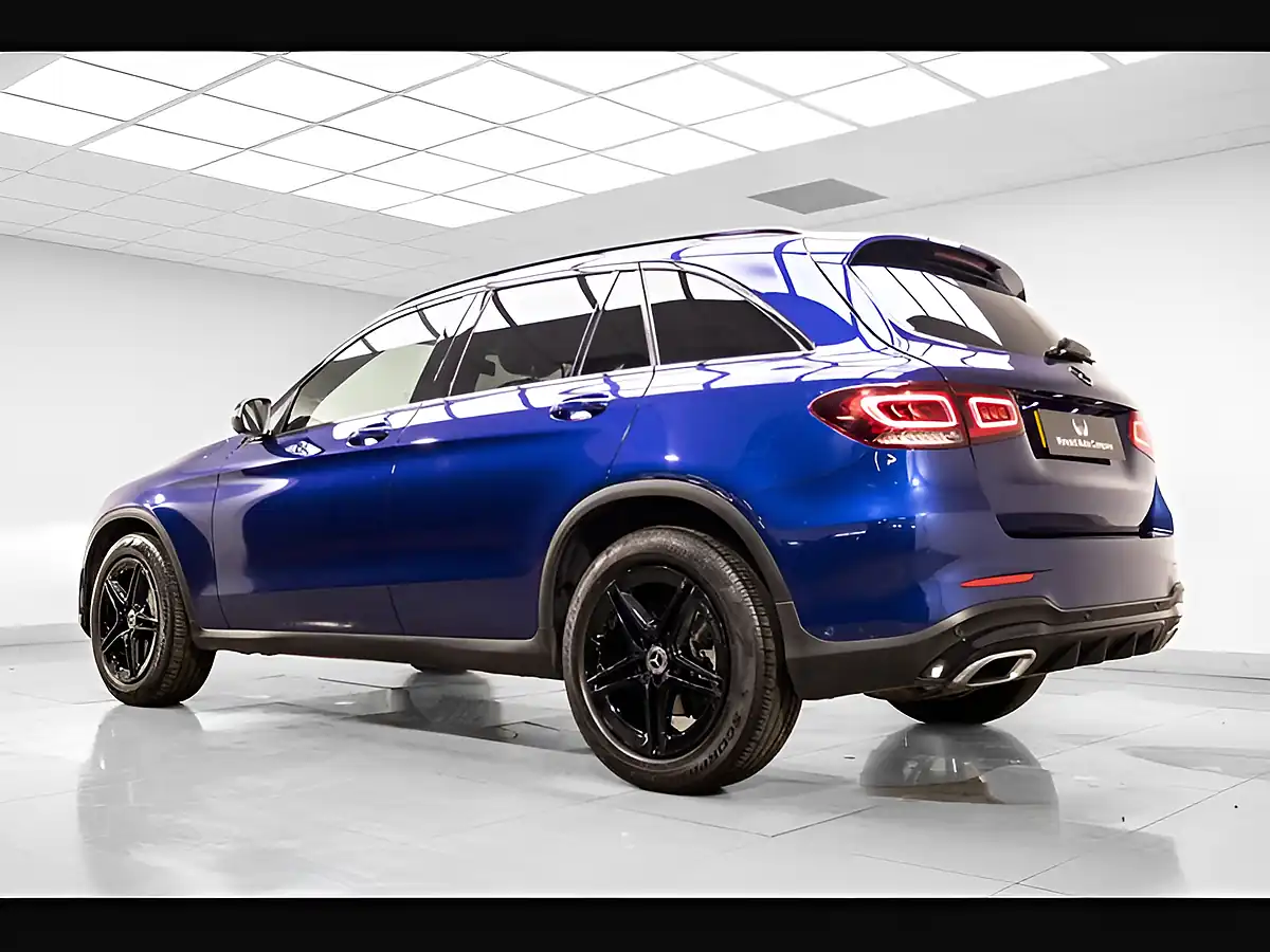 Used 2020 Mercedes-Benz Glc AMG Line Blue - Interior and Exterior details 4