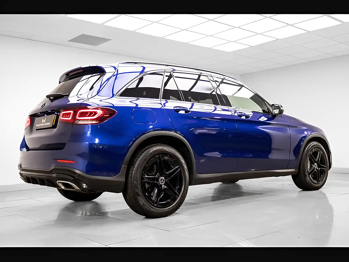 Used 2020 Mercedes-Benz Glc AMG Line Blue - Interior and Exterior details 6