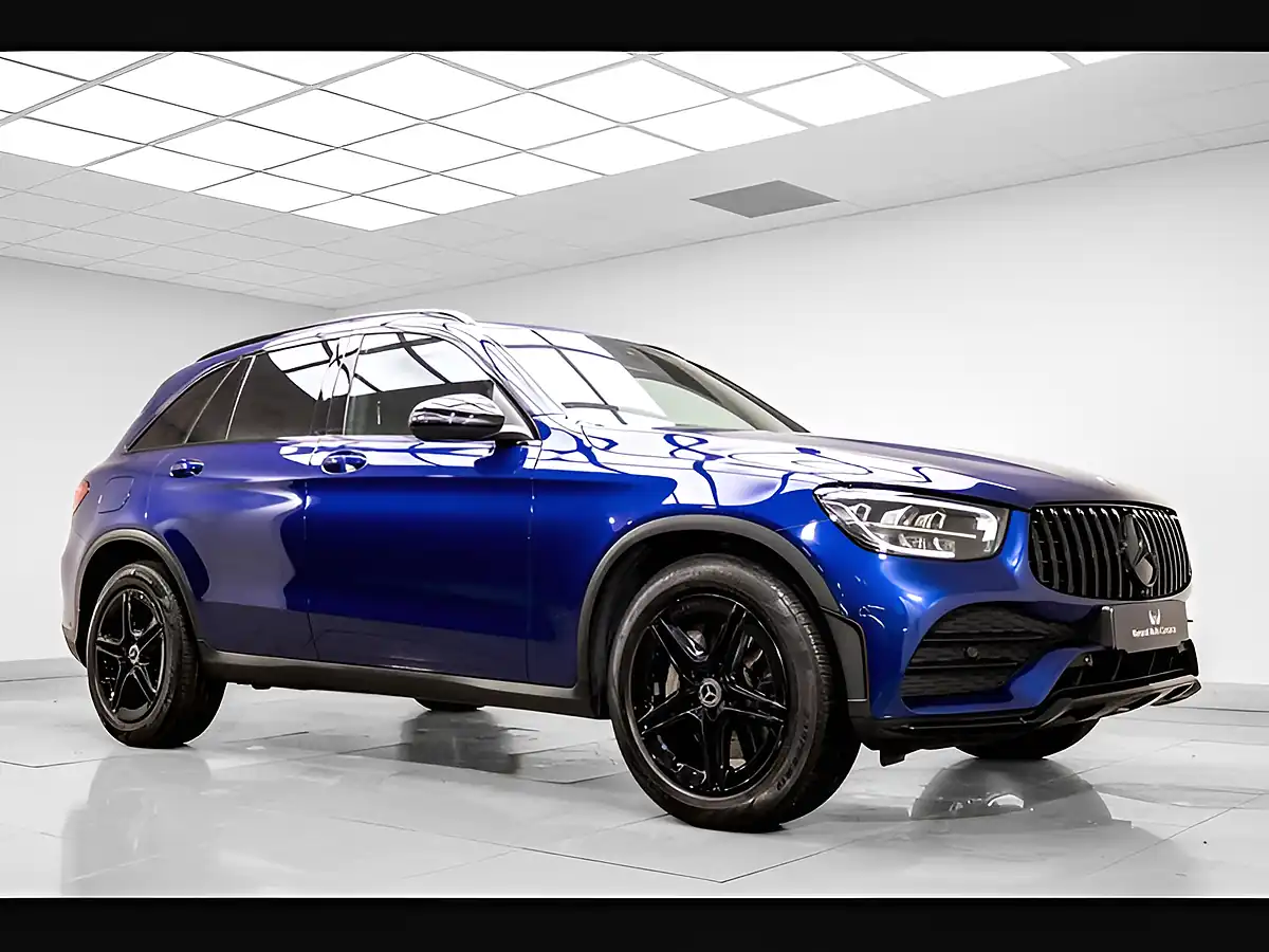 Used 2020 Mercedes-Benz Glc AMG Line Blue - Interior and Exterior details 8