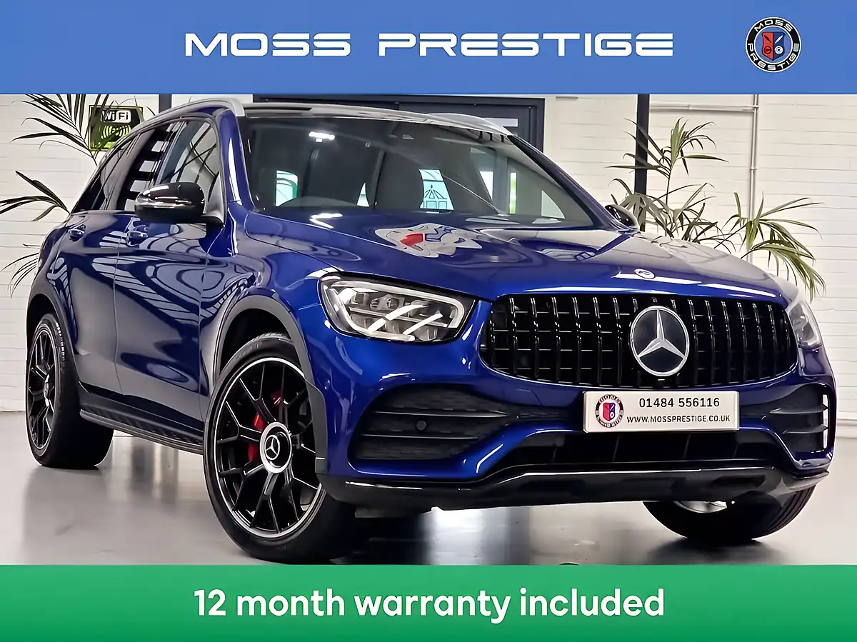 Used 2020 Mercedes-Benz Glc AMG Line Brilliant Blue - Front View
