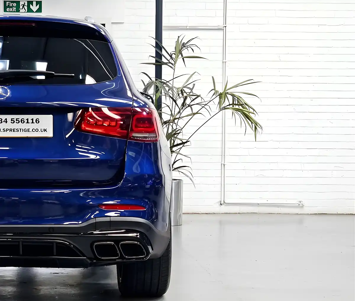 Used 2020 Mercedes-Benz Glc AMG Line Brilliant Blue - Interior and Exterior details 8