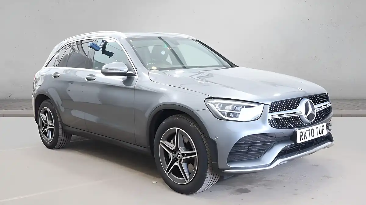 Used 2020 Mercedes-Benz Glc AMG Line Grey - Front View