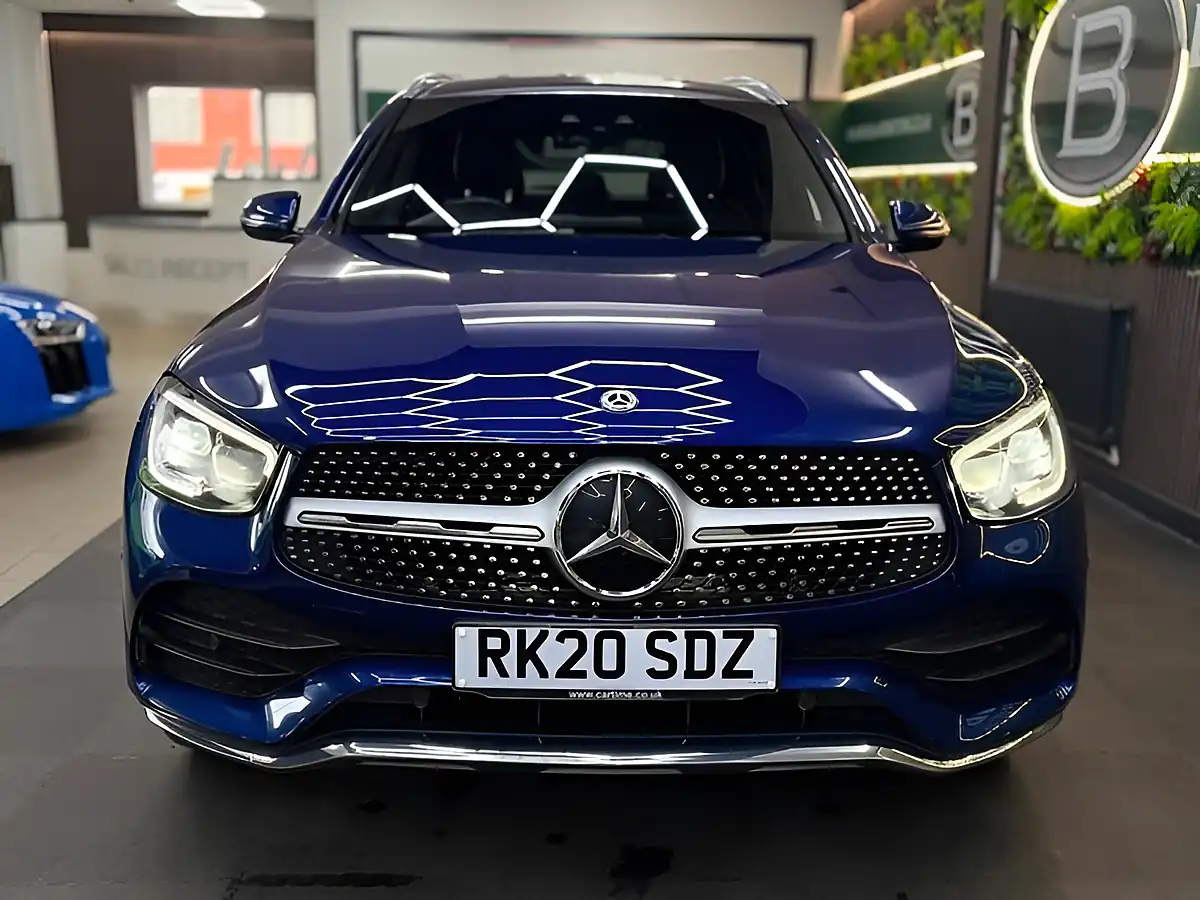 Used 2020 Mercedes-Benz Glc AMG Line Premium Blue - Interior and Exterior details 13