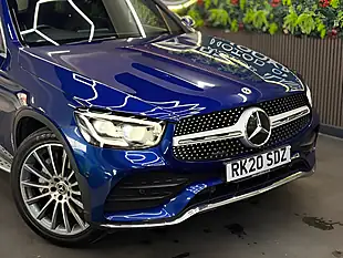 Used 2020 Mercedes-Benz Glc AMG Line Premium Blue - Interior and Exterior details 3