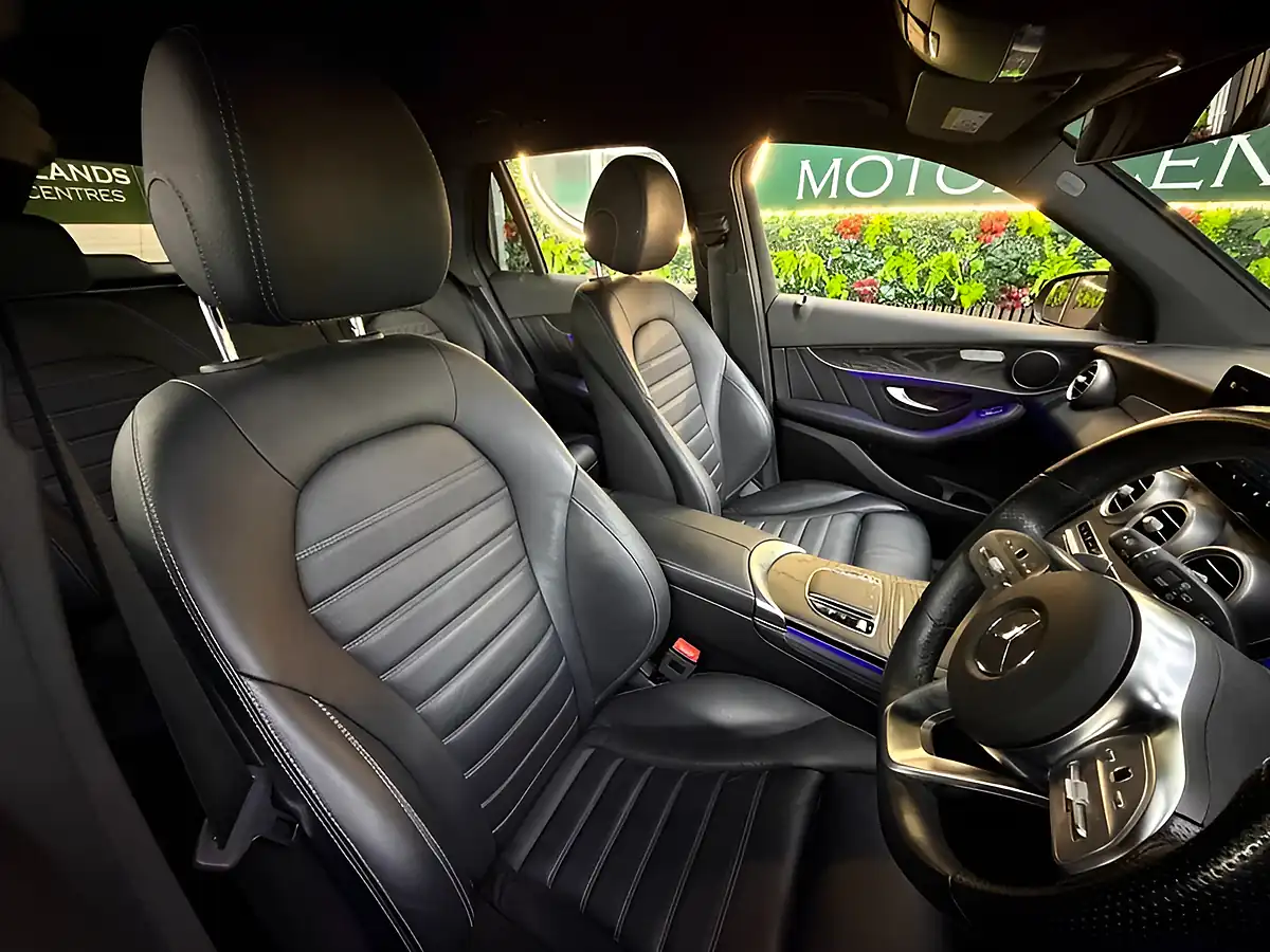 Used 2020 Mercedes-Benz Glc AMG Line Premium Blue - Interior and Exterior details 8