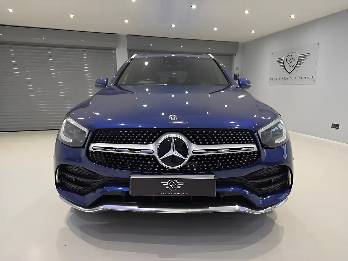 Used 2020 Mercedes-Benz Glc AMG Line Premium Blue - Interior and Exterior details 2