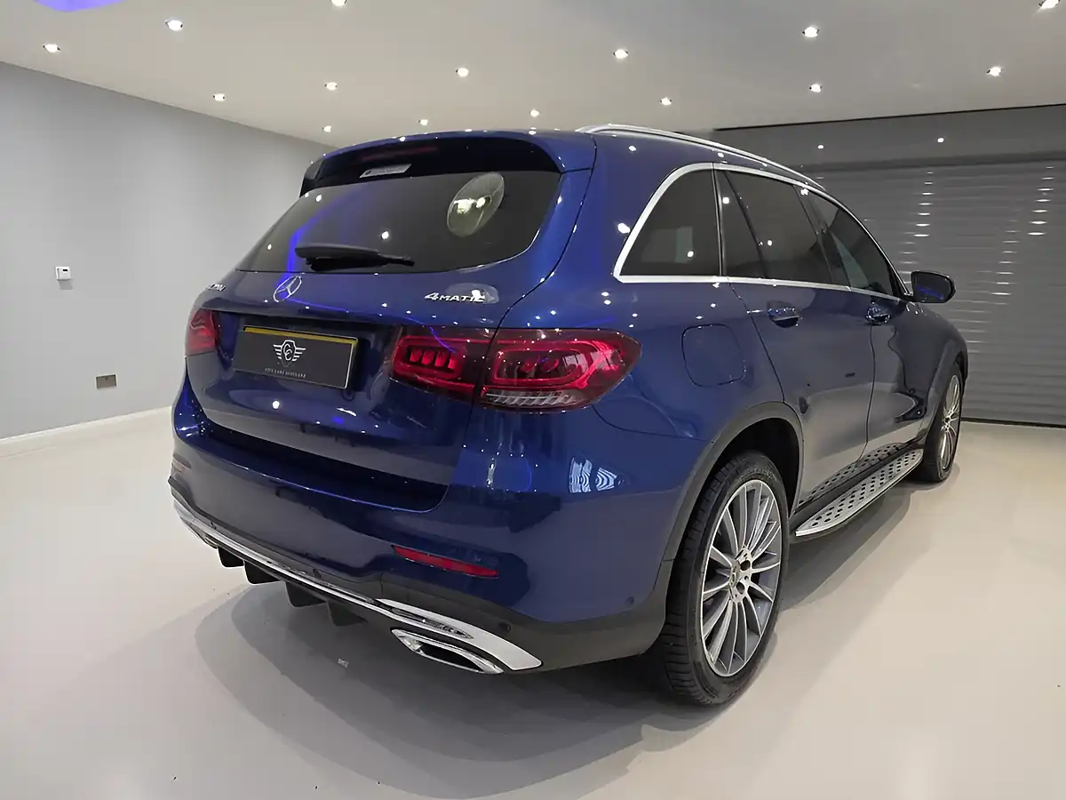 Used 2020 Mercedes-Benz Glc AMG Line Premium Blue - Interior and Exterior details 5