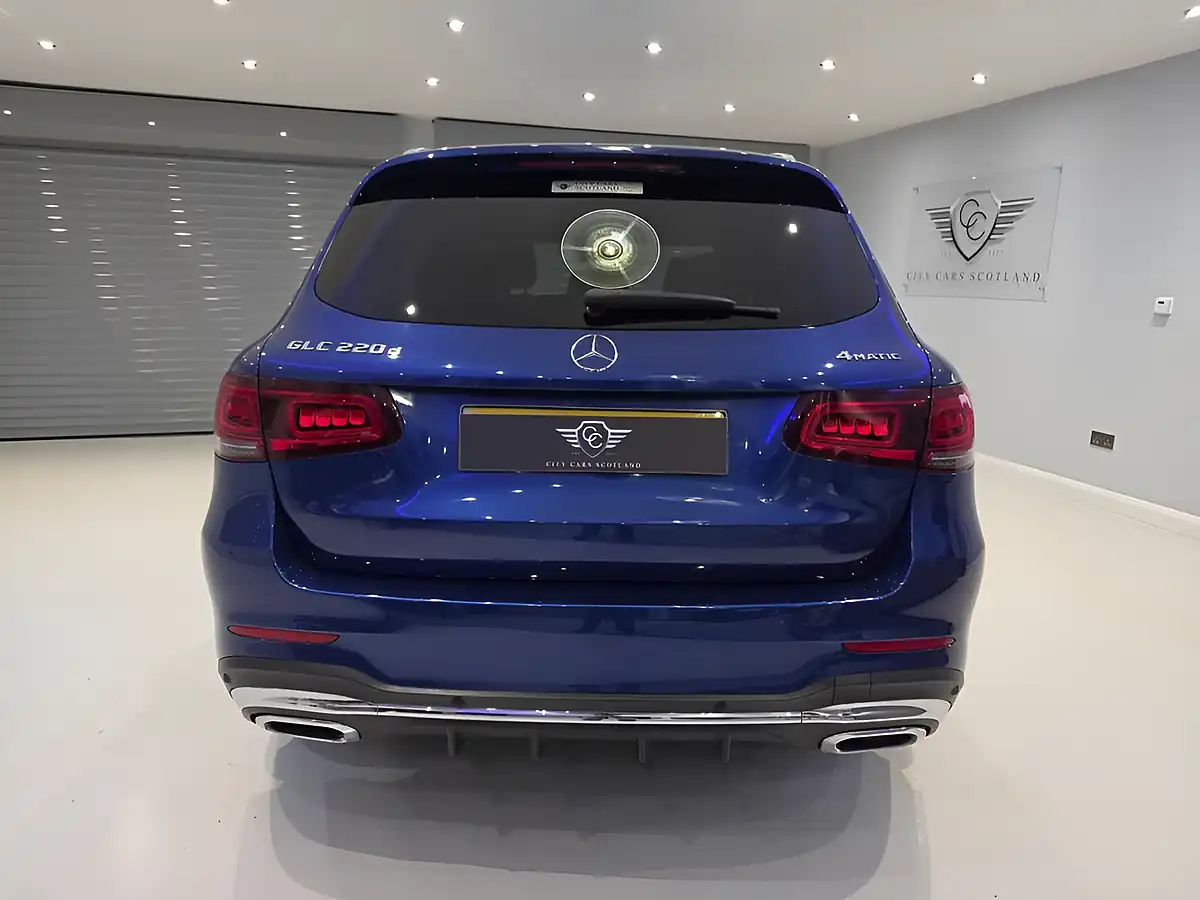 Used 2020 Mercedes-Benz Glc AMG Line Premium Blue - Interior and Exterior details 6