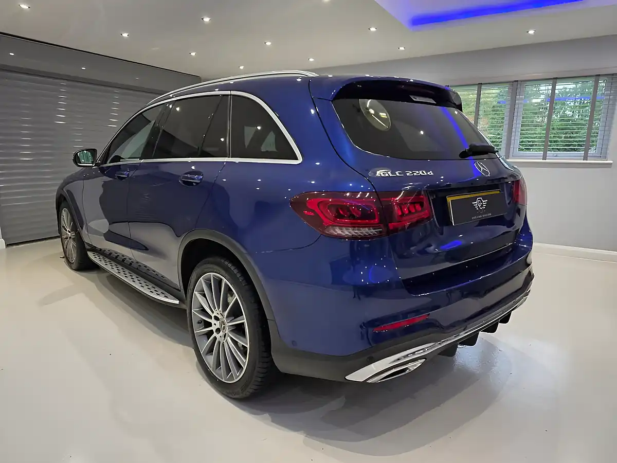 Used 2020 Mercedes-Benz Glc AMG Line Premium Blue - Interior and Exterior details 7