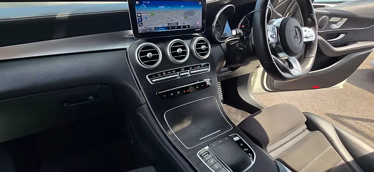 Used 2020 Mercedes-Benz Glc AMG Line (premium Plus) Coupe White - Interior and Exterior details 13