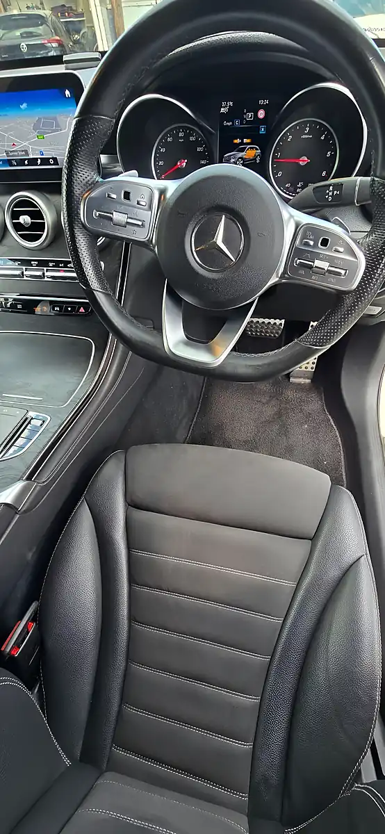 Used 2020 Mercedes-Benz Glc AMG Line (premium Plus) Coupe White - Interior and Exterior details 19