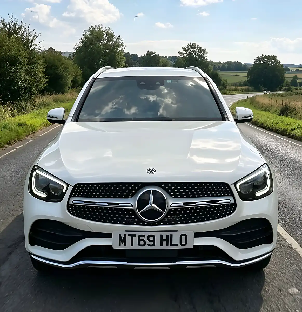 Used 2020 Mercedes-Benz Glc AMG Line (premium Plus) Coupe White - Interior and Exterior details 2