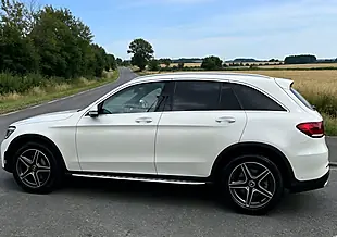 Used 2020 Mercedes-Benz Glc AMG Line (premium Plus) Coupe White - Interior and Exterior details 3