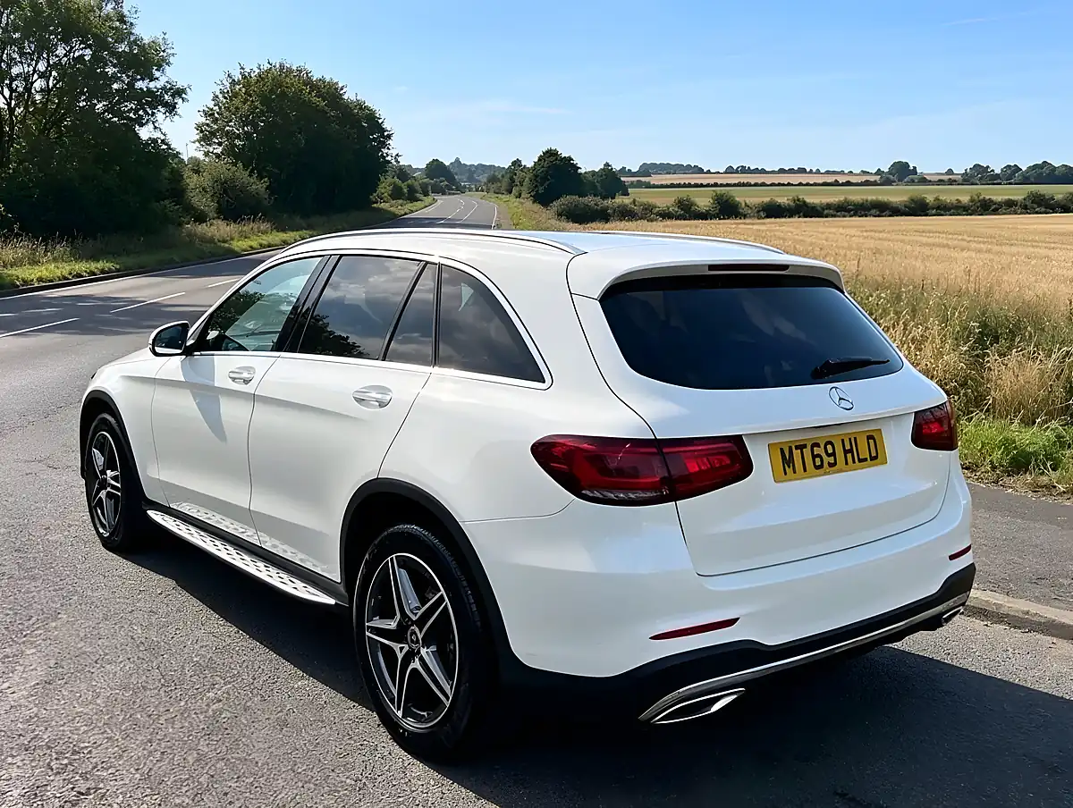 Used 2020 Mercedes-Benz Glc AMG Line (premium Plus) Coupe White - Interior and Exterior details 5