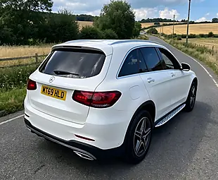 Used 2020 Mercedes-Benz Glc AMG Line (premium Plus) Coupe White - Interior and Exterior details 6
