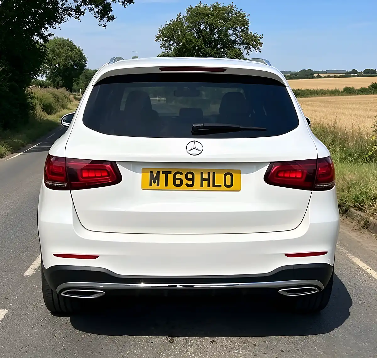 Used 2020 Mercedes-Benz Glc AMG Line (premium Plus) Coupe White - Interior and Exterior details 8